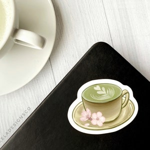 Matcha Treats Vinyl Sticker Set Stickers for Laptop, Water Bottle, Phone Case Die-Cut Decal Includes 3 Stickers image 3