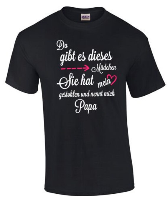 TShirt Papa Tochter Vater Spruch Sprüche DIESES MÄDCHEN HAT Etsy.de