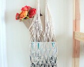Shoulder bag boho, Macrame bag, Shopping bag reusable, Tote bag eco, Reusable grocery bag cotton, Mesh bag, Zero waste, Market bag