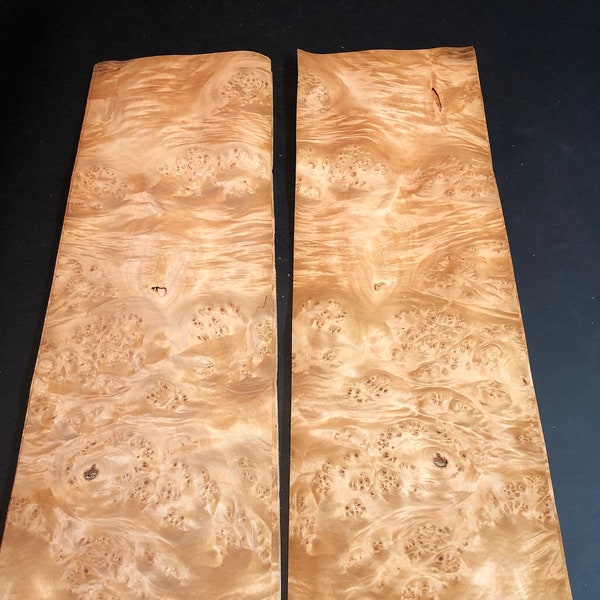 clustered maple burl veneer