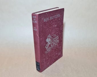 Vintage Greek Mythology Book 1951, Men & Gods, Rex Warner, New Windmill Series