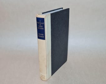 Lord Nelson Vintage Book, a Portrait of 1959, Oliver Warner, Reprint Society, Military Biography