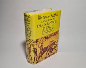 Vintage Winston Churchill Book, A History of the English Speaking Peoples, Four Volume in one 1983