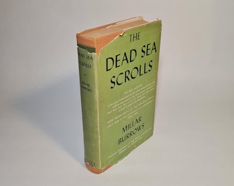 The Dead Sea Scrolls Vintage Book 1956, Millar Burrow Hardback, Secker & Warburg, Ancient Manuscripts Archaeology