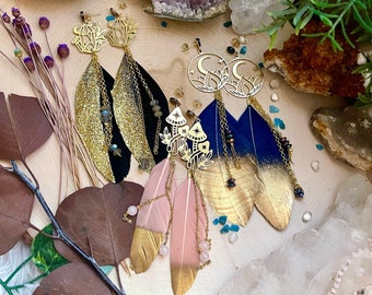 Statement Feather Dangles