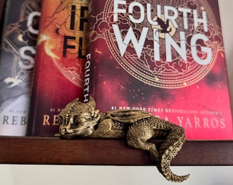 Fourth Wing Inspired Sleeping Andarna Dragon Shelf Decoration