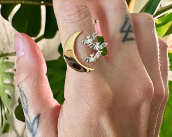 ACOTAR Inspired Bat Boys Ring