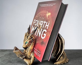 Fourth Wing Inspired Dragon Book Holder