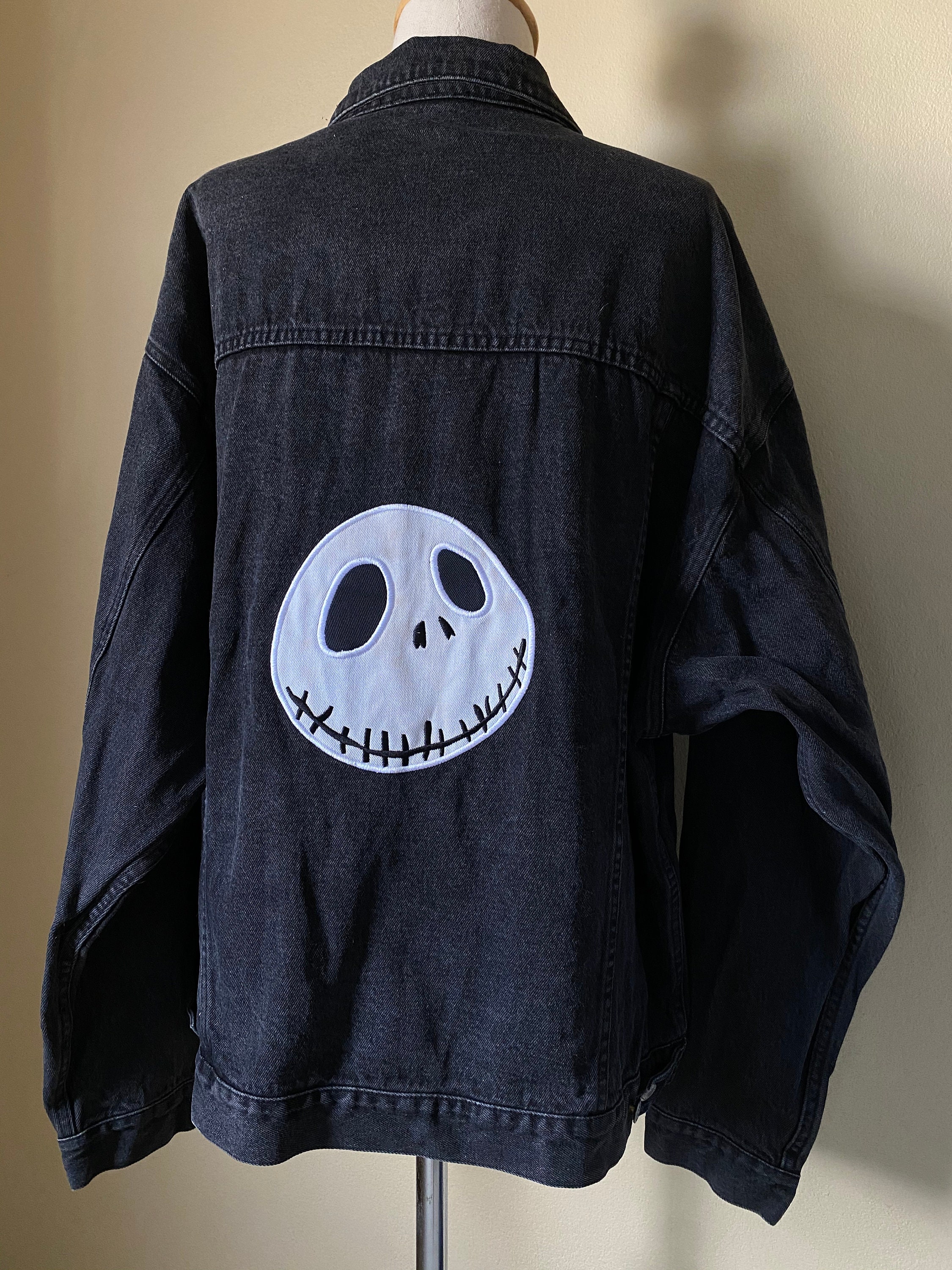 Vintage The Nightmare Before Christmas Denim Jacket with Etsy