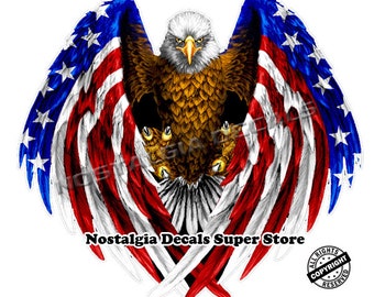 3 X 6 American Pride Series Navy Retired Bald Eagle Decal Sticker ProSticker.com One ProSticker 935 3 X 6 American Pride Series Navy Retired Bald Eagle Decal Sticker ProSticker.com One ProSticker 935
