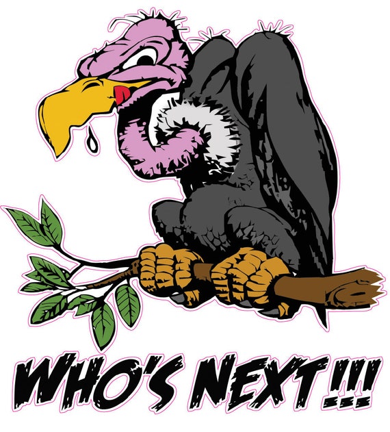 Vulture Who's next Decal sticker