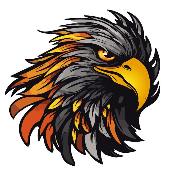 Instant Digital Download  Bald Eagle Head Eps, Svg, Dxf, Jpeg, Png