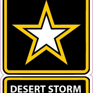 U.S. Army Veterans Desert Storm, Iraq, Afghanistan Decal