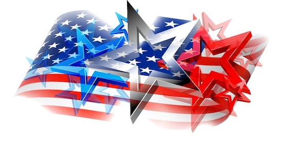Instant Digital Download American flag stars and stripes Eps, Svg, Dxf, Jpeg, Png