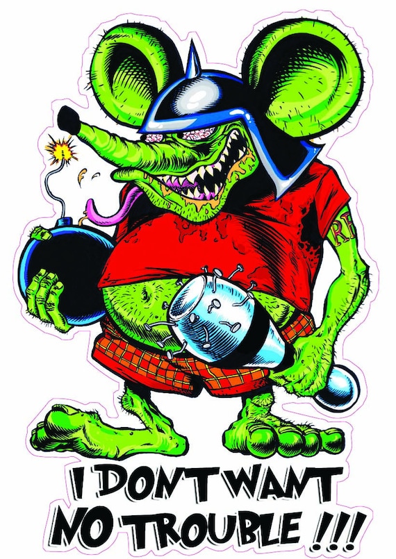 Rat Fink Decal 5