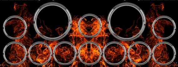 Holley Pro dash flaming background template Instant Digital Download