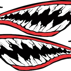 Instant Digital Download Shark teeth and eyes Eps, Svg, Dxf, Jpeg, Png