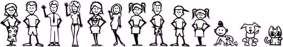 Build a Stick Family - Complete with Pets