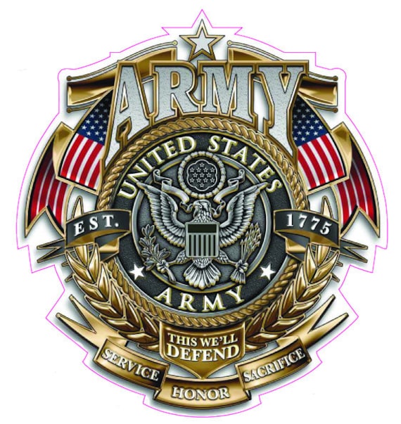United States Army Service Honor Sacrifice Decal