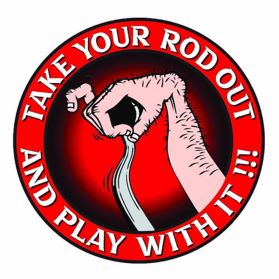 Take your Rod out and play with it ! Decal sticker
