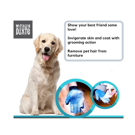 Dog hair glove brush sale