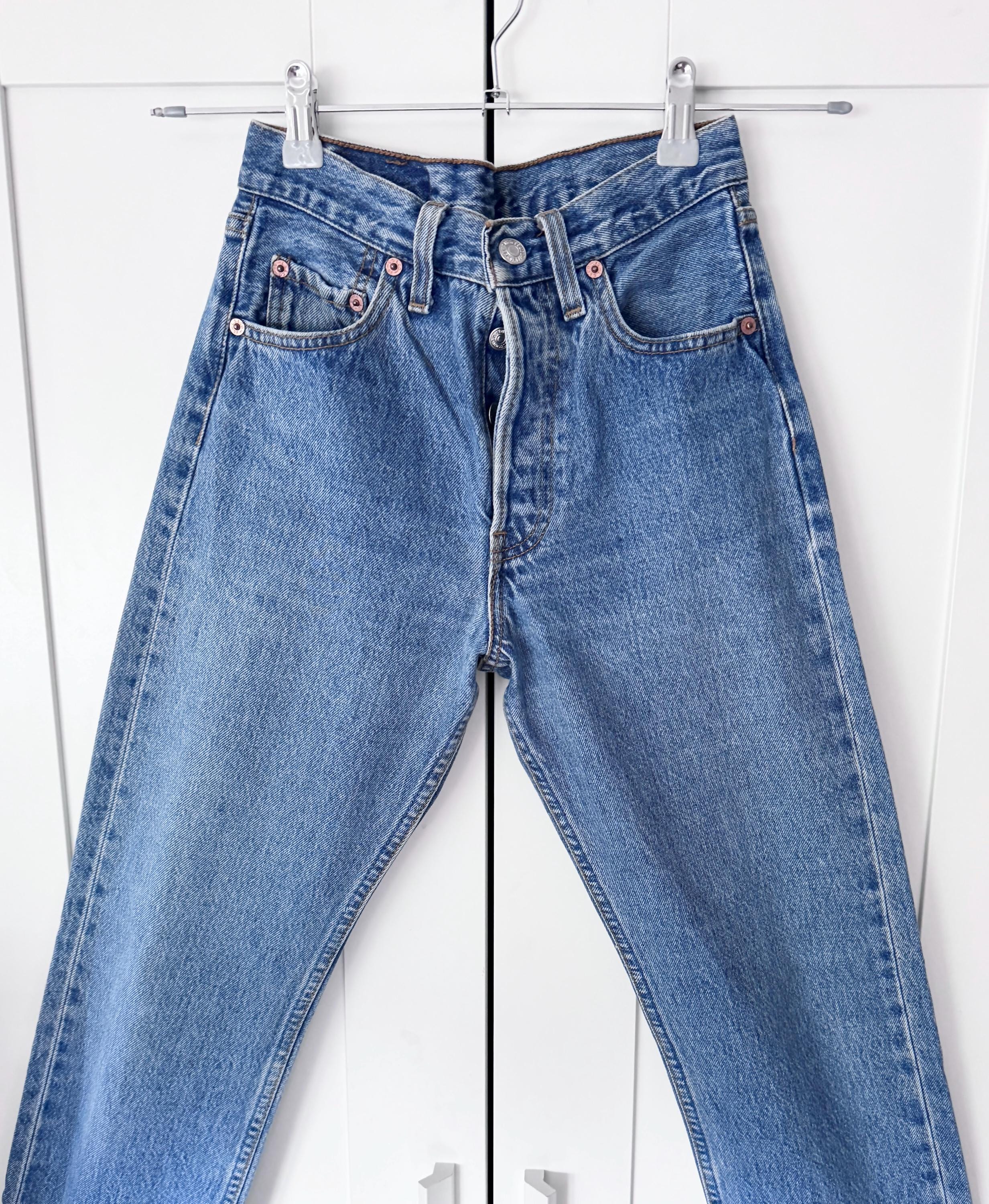 Vintage Levis Jeans 501 90s 25“ Waistband Vtg.tag W26/27