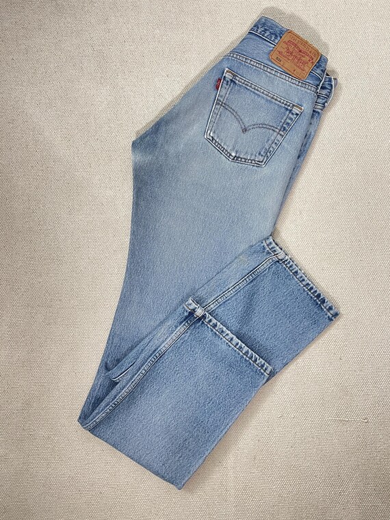 Vintage Levis 501 Jeans 90s Relaxed Fit High Waist Straight Leg