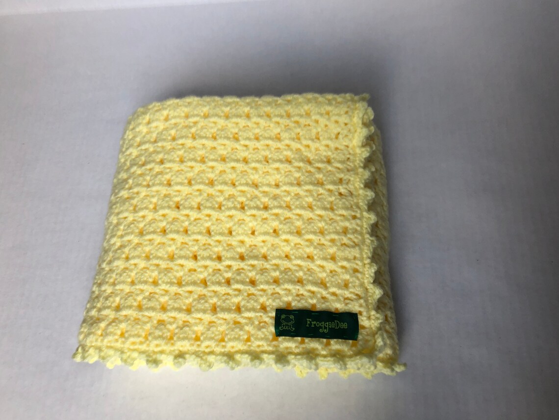 Yellow Baby Blanket Etsy