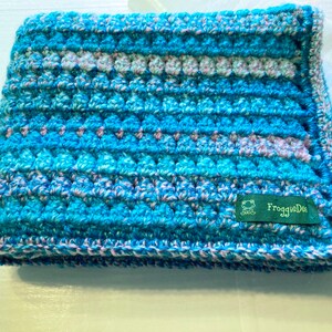 Blue and pink Baby blanket