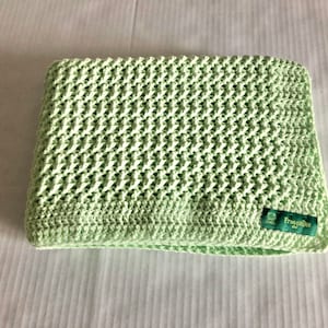 Pastel Green Baby Blanket
