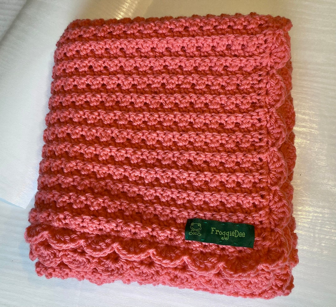 Coral Baby Blanket Etsy