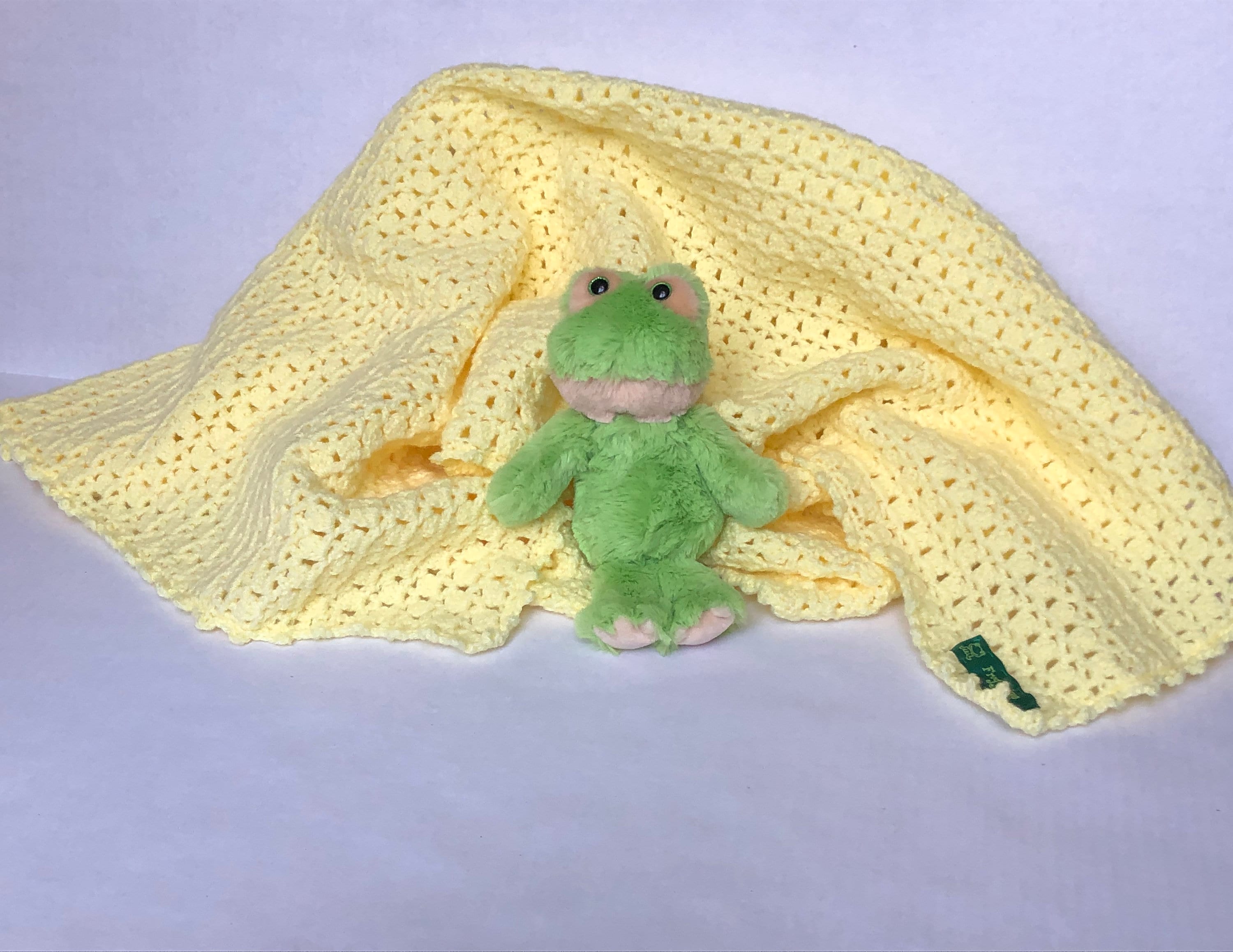 Yellow Baby Blanket Etsy