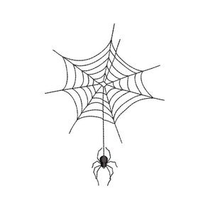 Spider Web Machine Embroidery Design Halloween Embroidery - Etsy