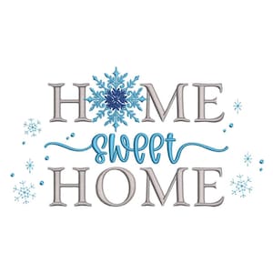 Sweet Home Embroidery Design Machine Embroidery File Cozy Home Pattern 5x7 6x10 Hoop Sizes Instant Download Digital Embroidery