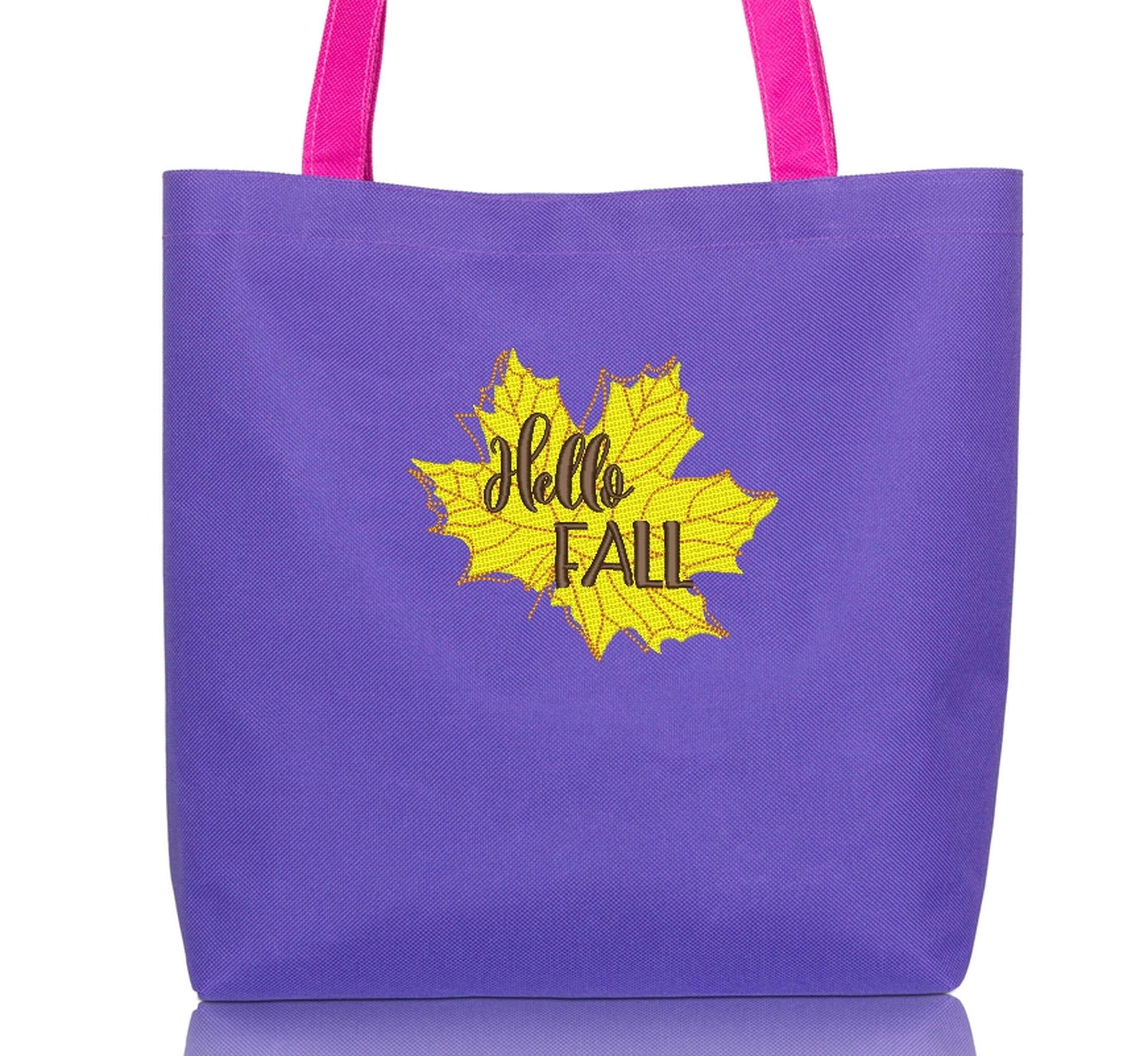 Hello fall embroidery design 3 sizes instant download  etsy