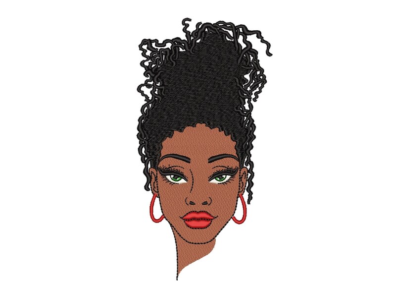 Black woman embroidery design african american woman  etsy Black woman embroidery design african american woman  etsy