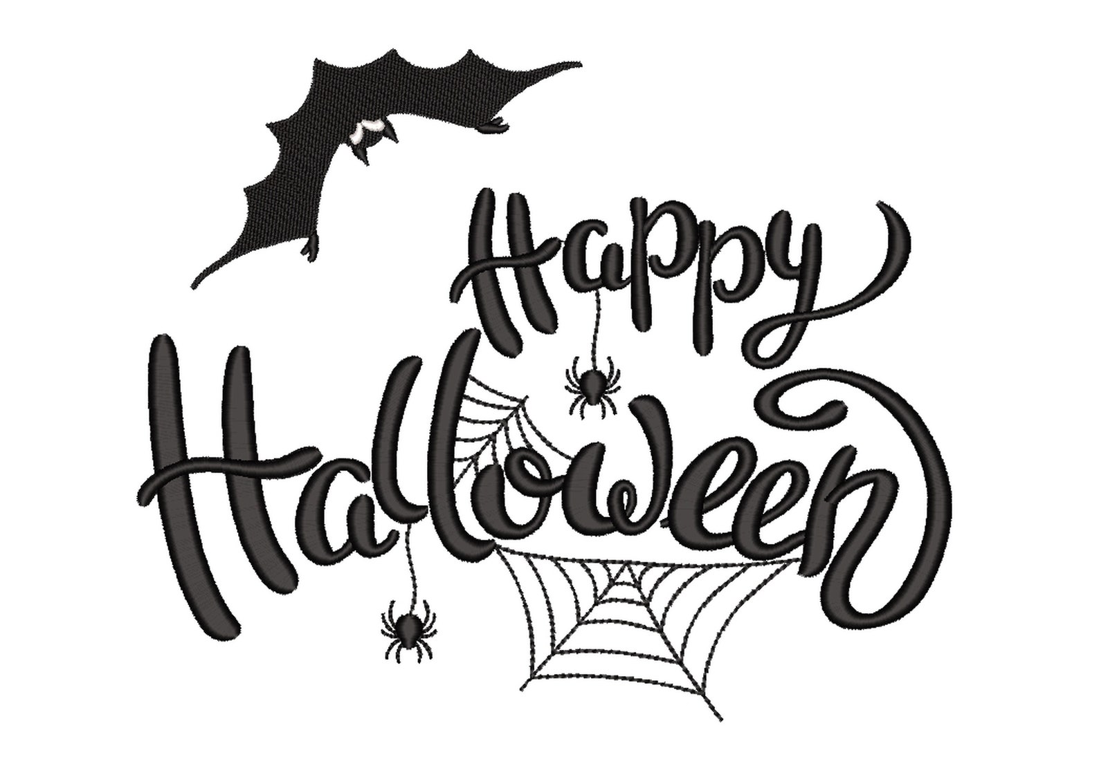 Happy Halloween Embroidery Happy Halloween Embroidery