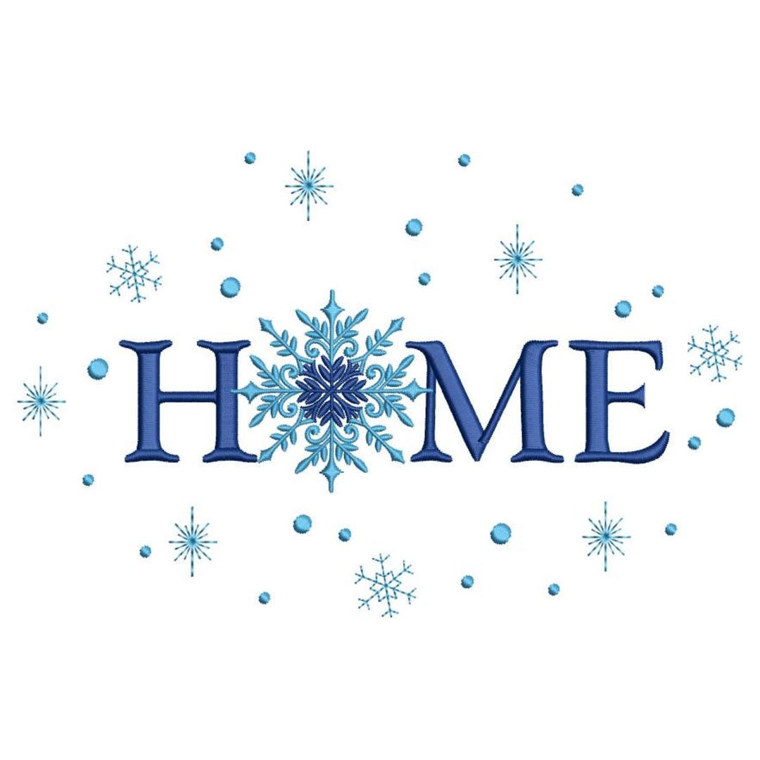 Home Embroidery Design Cozy House Machine Embroidery File 5x7 6x10 ...