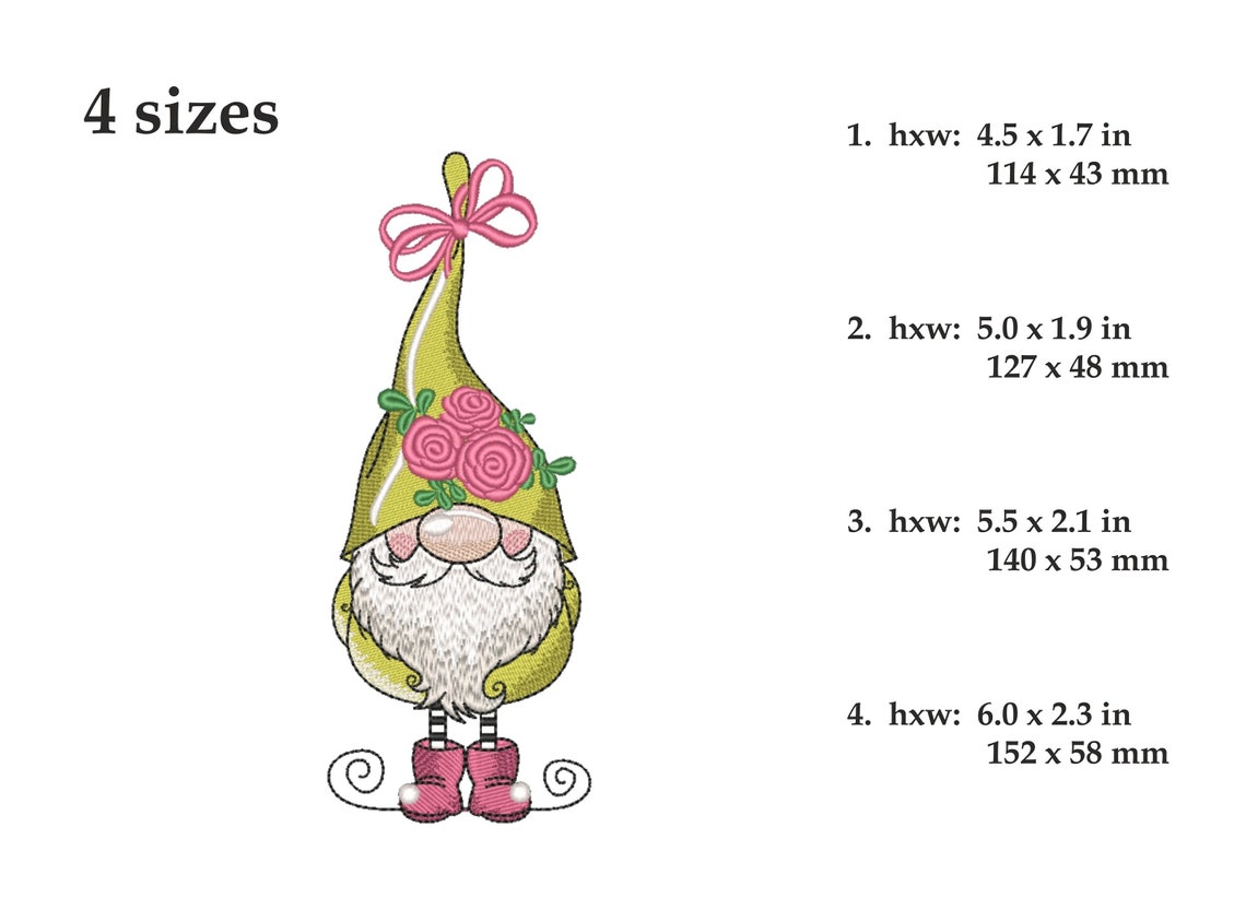 Valentine gnome embroidery design happy valentines day  etsy