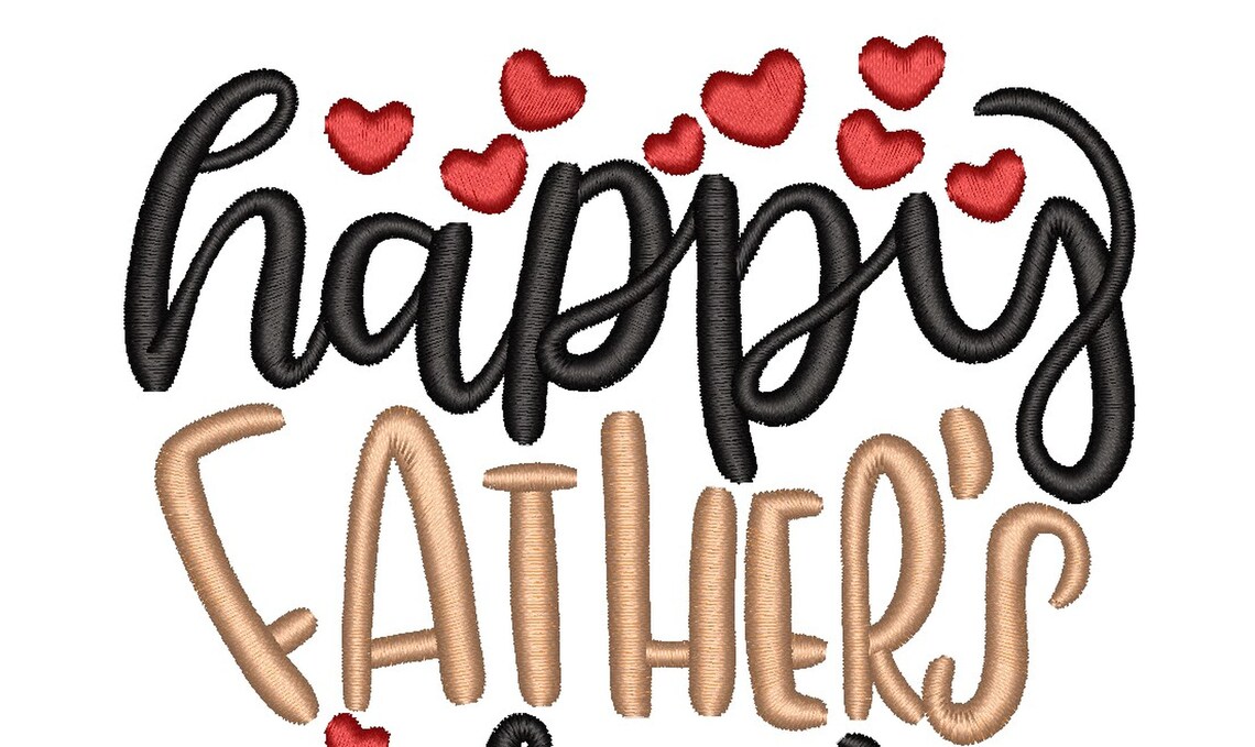 43+ Happy Fathers Day Embroidery