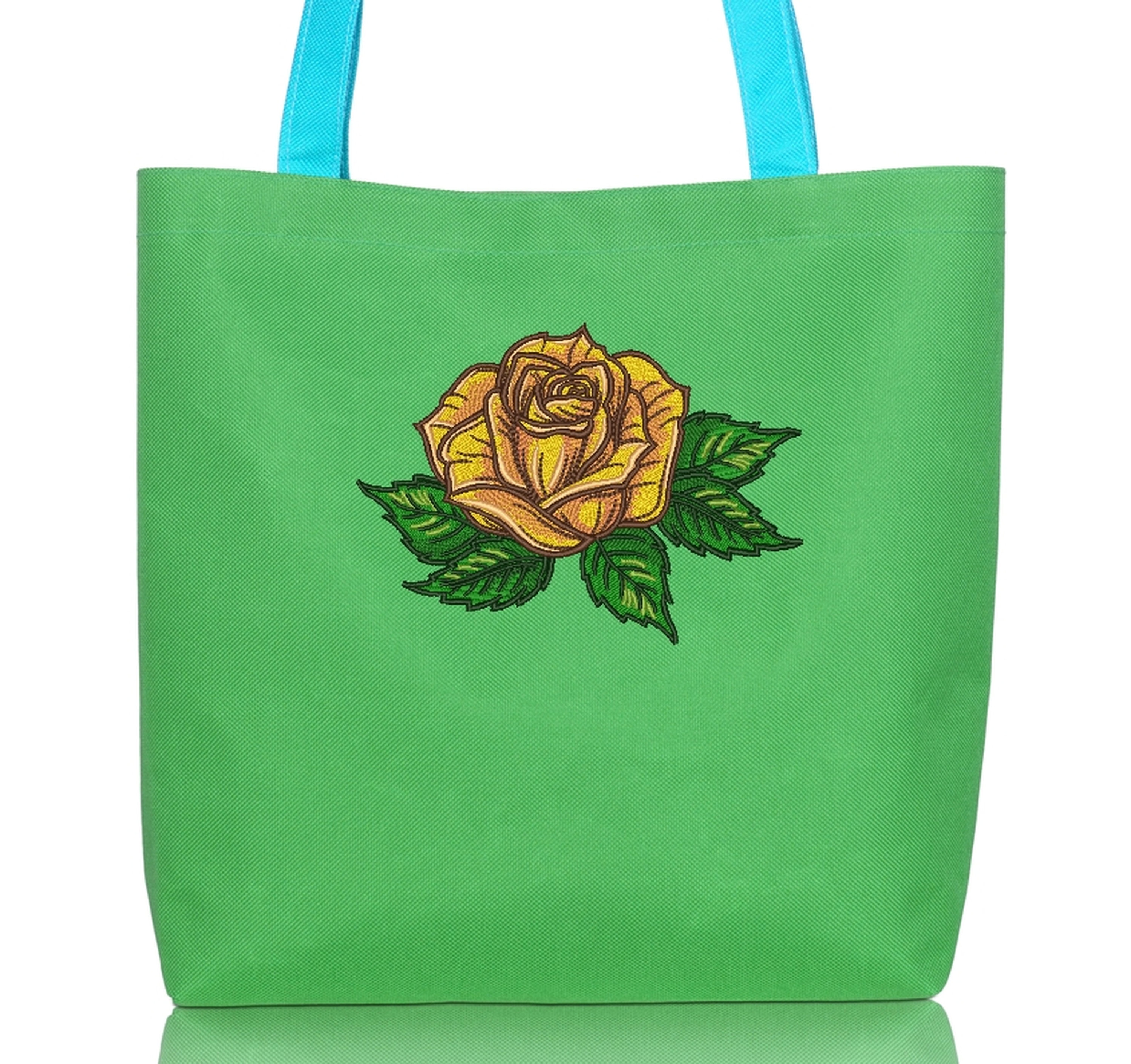 Yellow Rose Embroidery Design 3 Sizes Instant Download Etsy