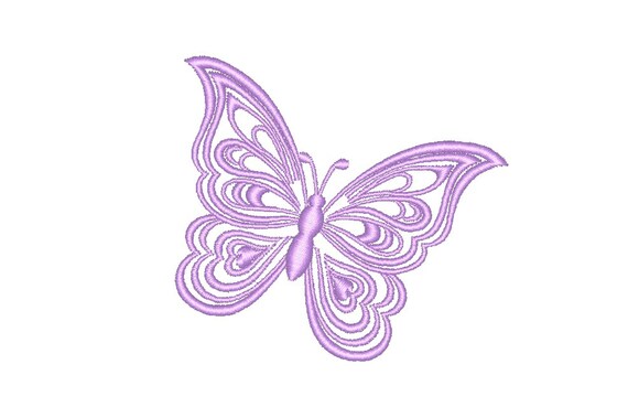 Butterfly embroidery design | Etsy
