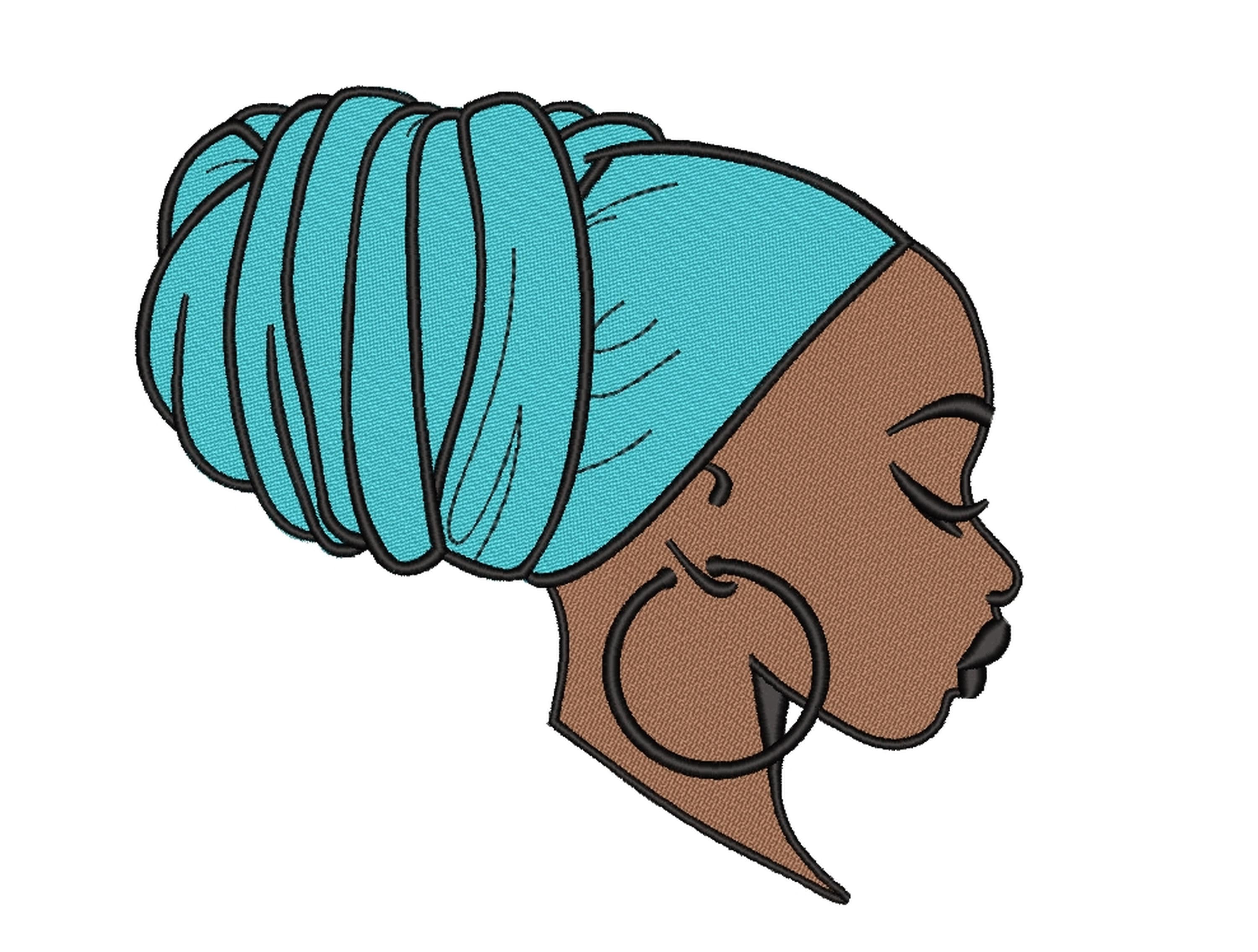 Black woman embroidery design african american woman  etsy Black woman embroidery design african american woman  etsy