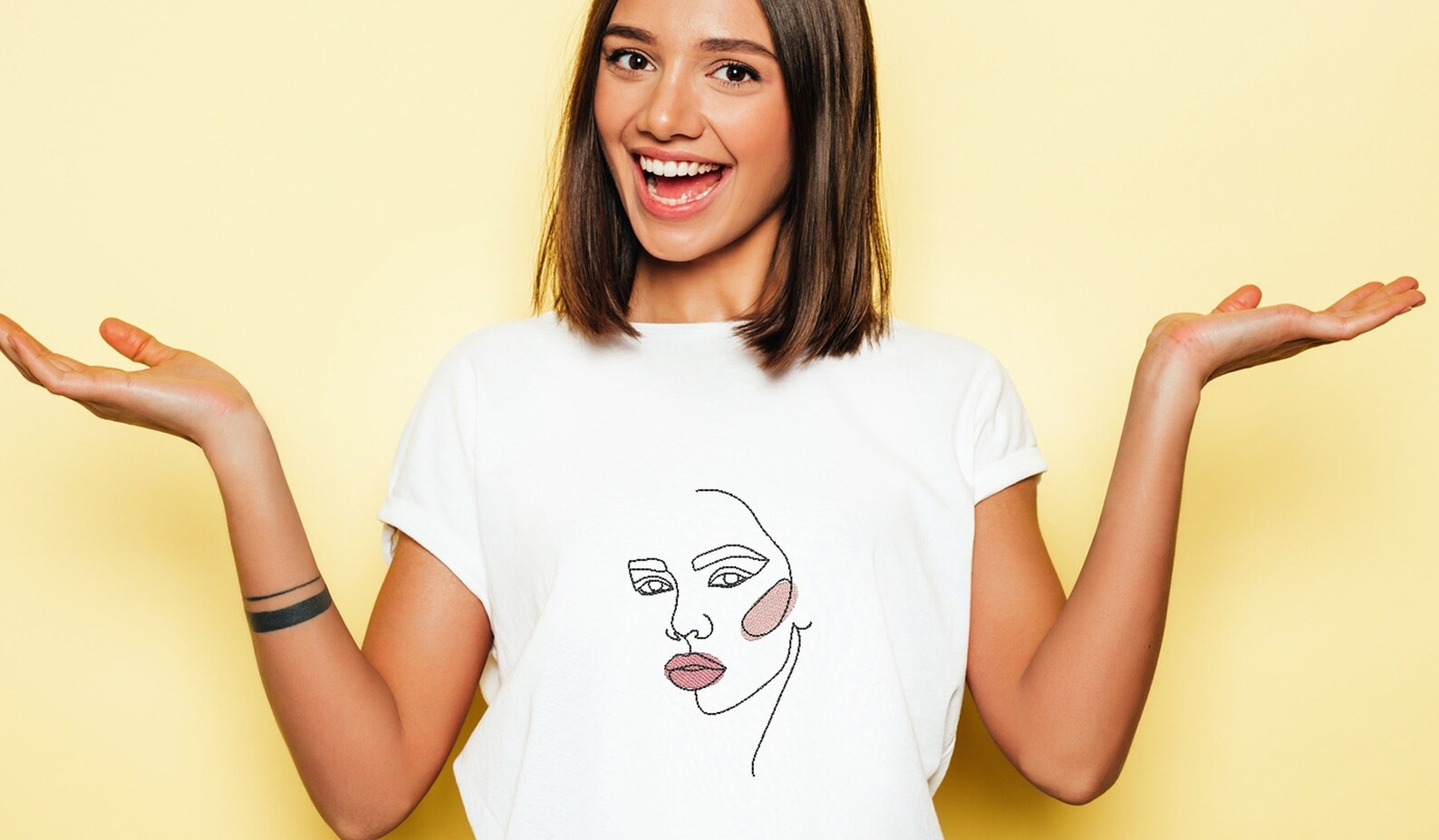 Womans face embroidery design 5 sizes instant download  etsy Womans face embroidery design 5 sizes instant download  etsy