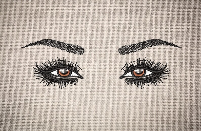 Eyes Embroidery Design Free Eyes Embroidery Design Free
