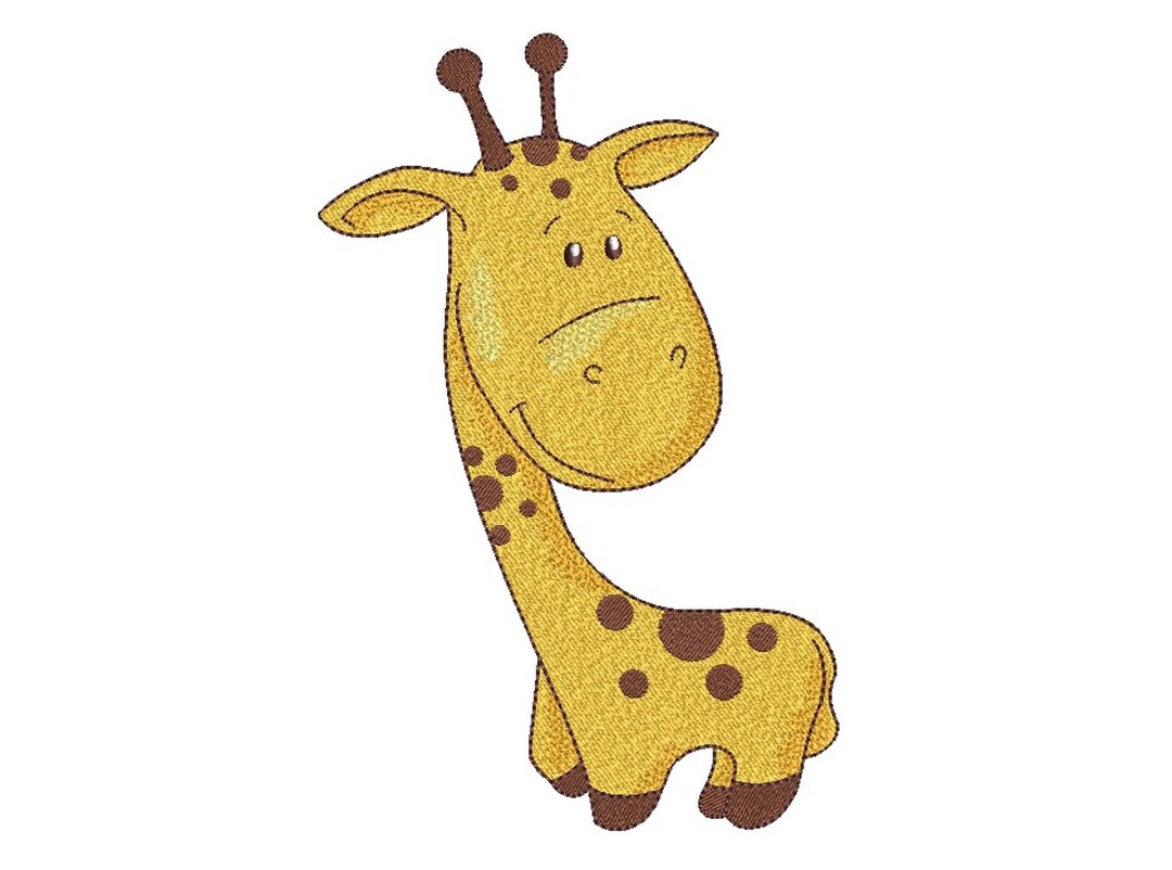 Baby Giraffe Embroidery Design, 3 Sizes, Instant Download Etsy