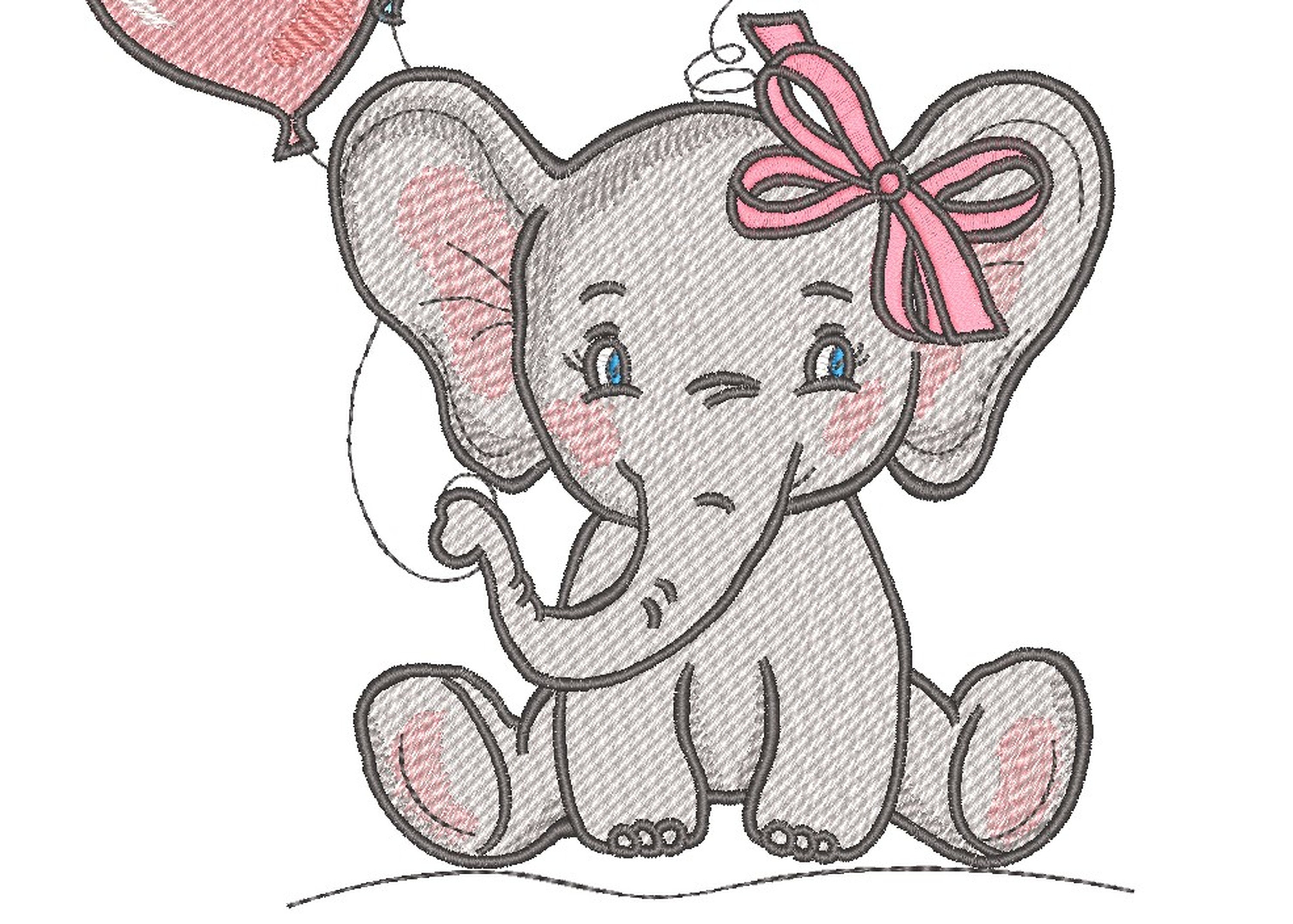 Elephant embroidery designs 3 sizes  etsy Elephant embroidery designs 3 sizes  etsy