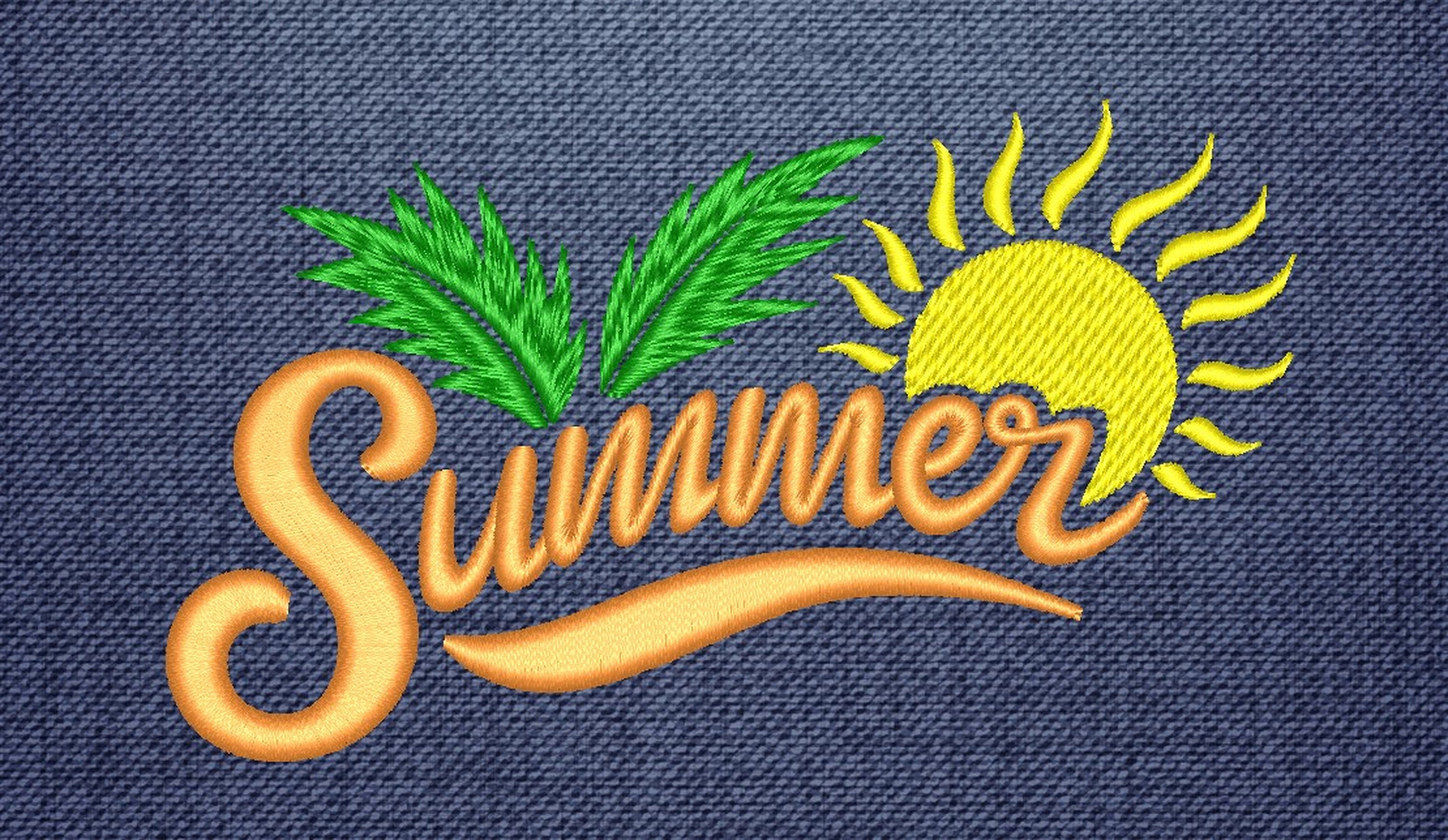 Summer embroidery design sun machine embroidery design  etsy Summer embroidery design sun machine embroidery design  etsy