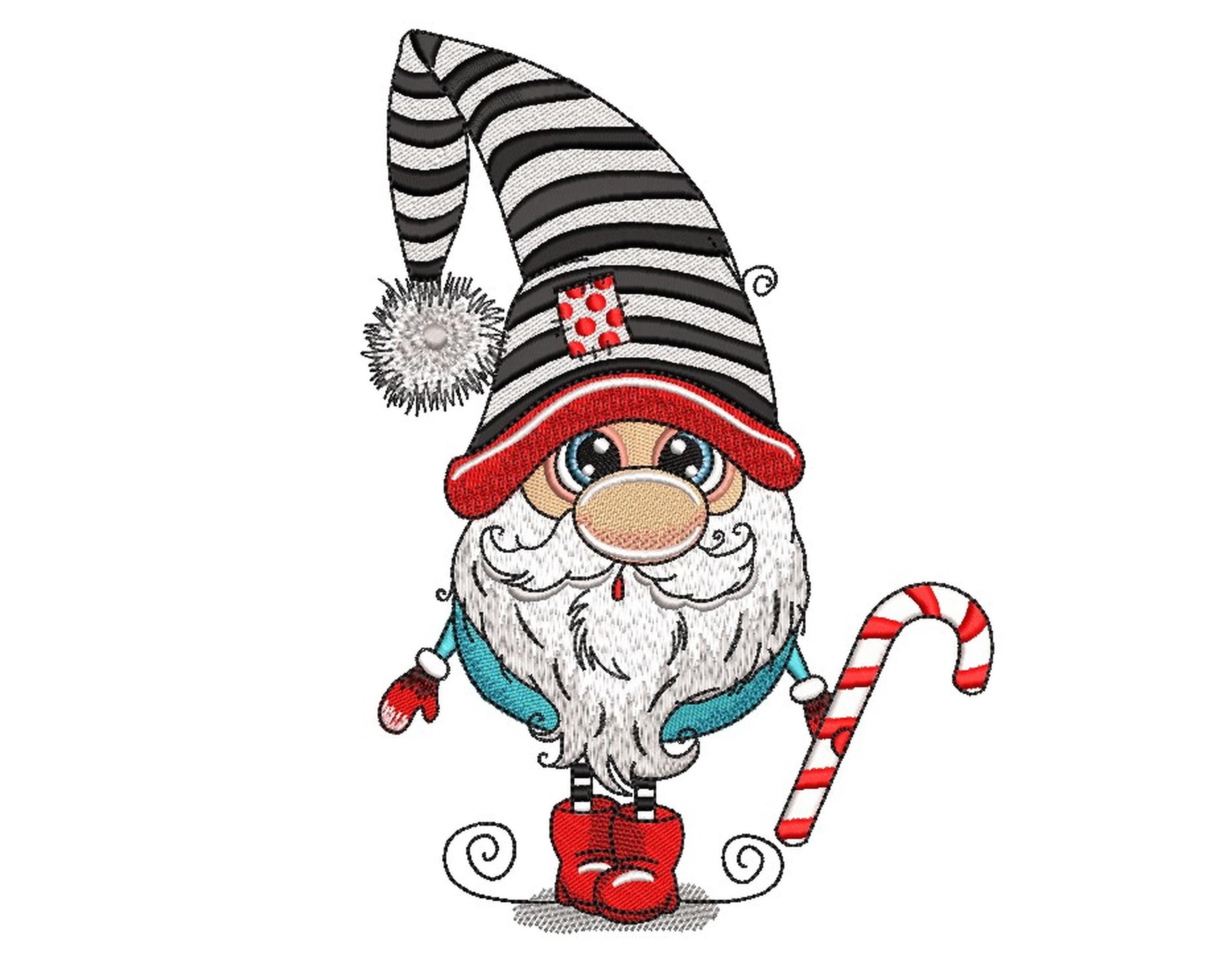 Paper, Party & Kids Mini Gnomes Embroidery Design Christmas Embroidery