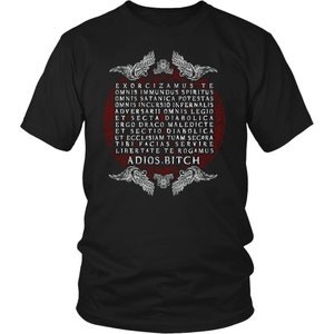 Adios Bitch Shirt, Supernatural Shirt, Unisex Shirt, Supernatural Art, Supernatural Print, Supernatural Design, Supernatural Tee Black